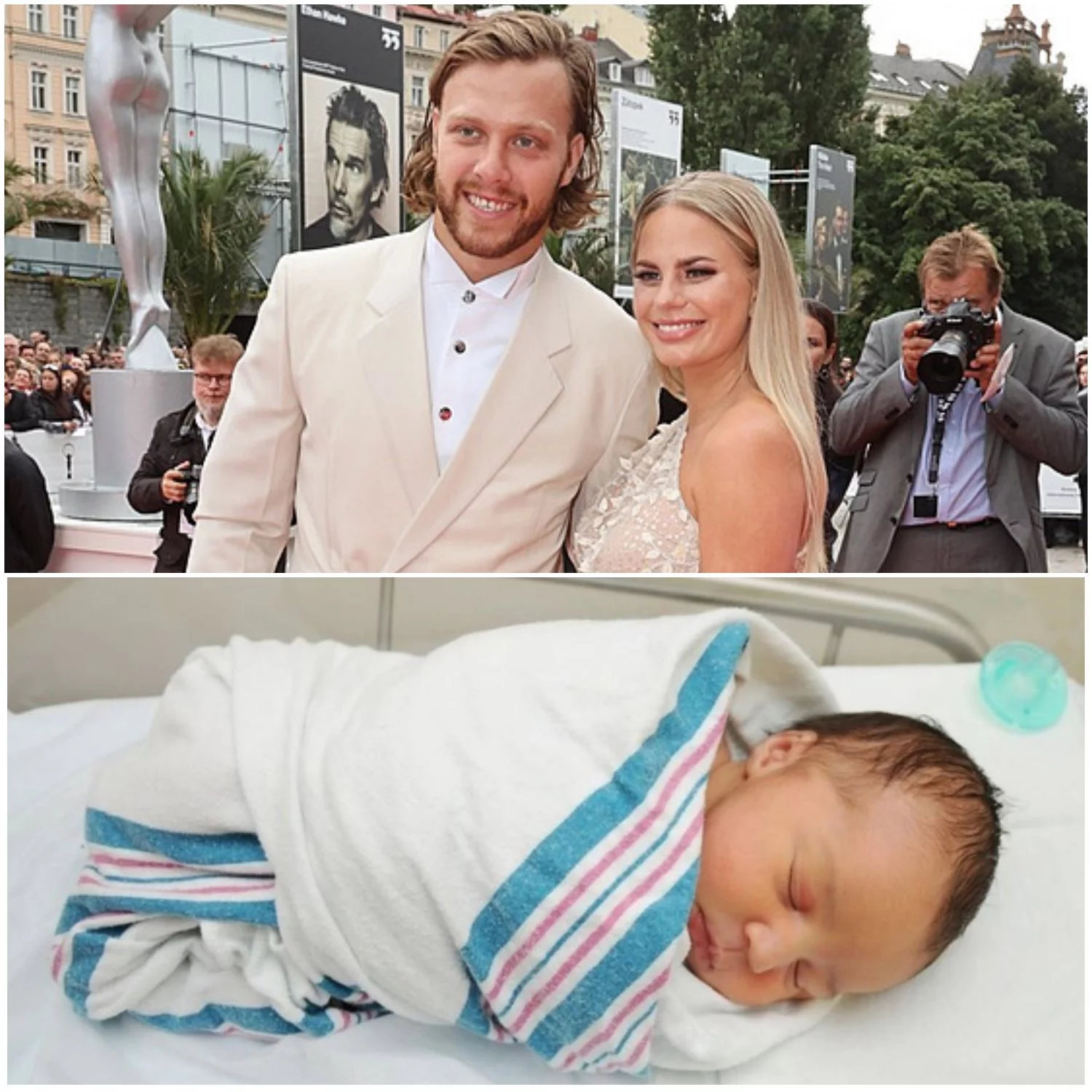 Cover Image for David Pastrňák and His Wife Send Bruins Nation Into a Frenzy With Heartwarming Family News — But It’s the Baby’s Name That Has Everyone Talking! ❤️👶