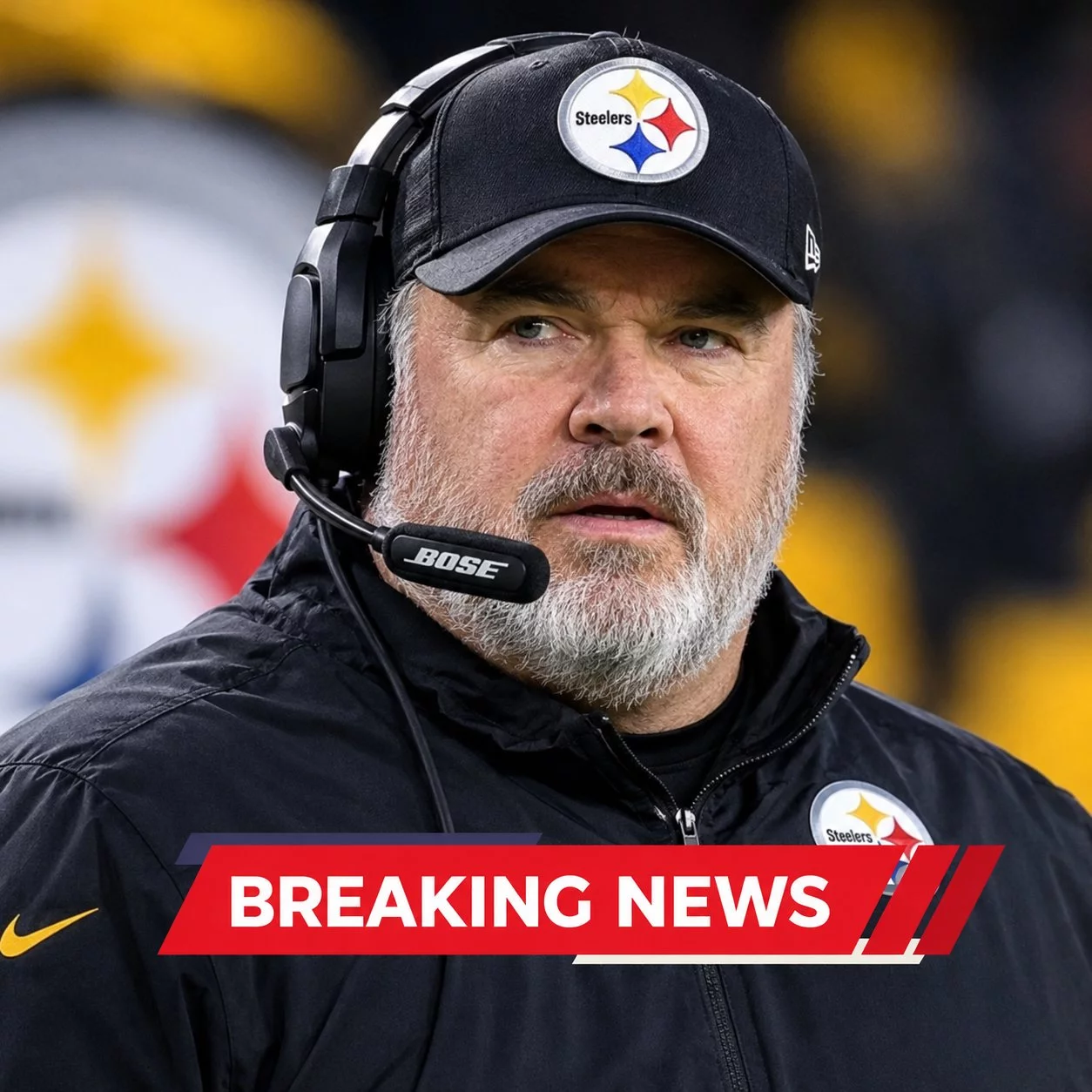Cover Image for FAREWELL, COACH MIKE McCARTHY: An Emotional Message That Would Shake Pittsburgh Steelers Nation