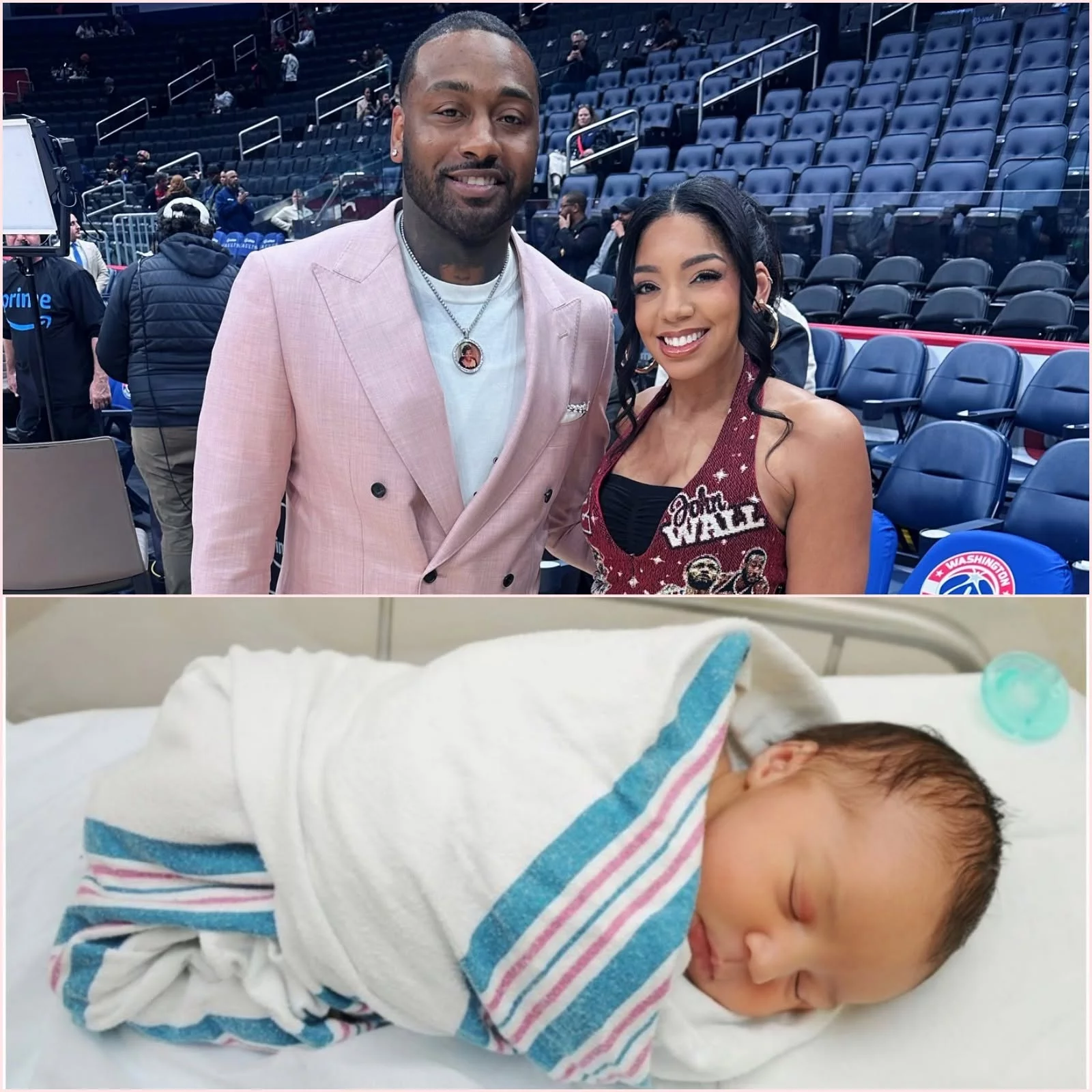 Cover Image for Kentucky Wildcats Men’s Basketball legend John Wall and his wife have sent the college basketball world into a frenzy with a heart-warming announcement
