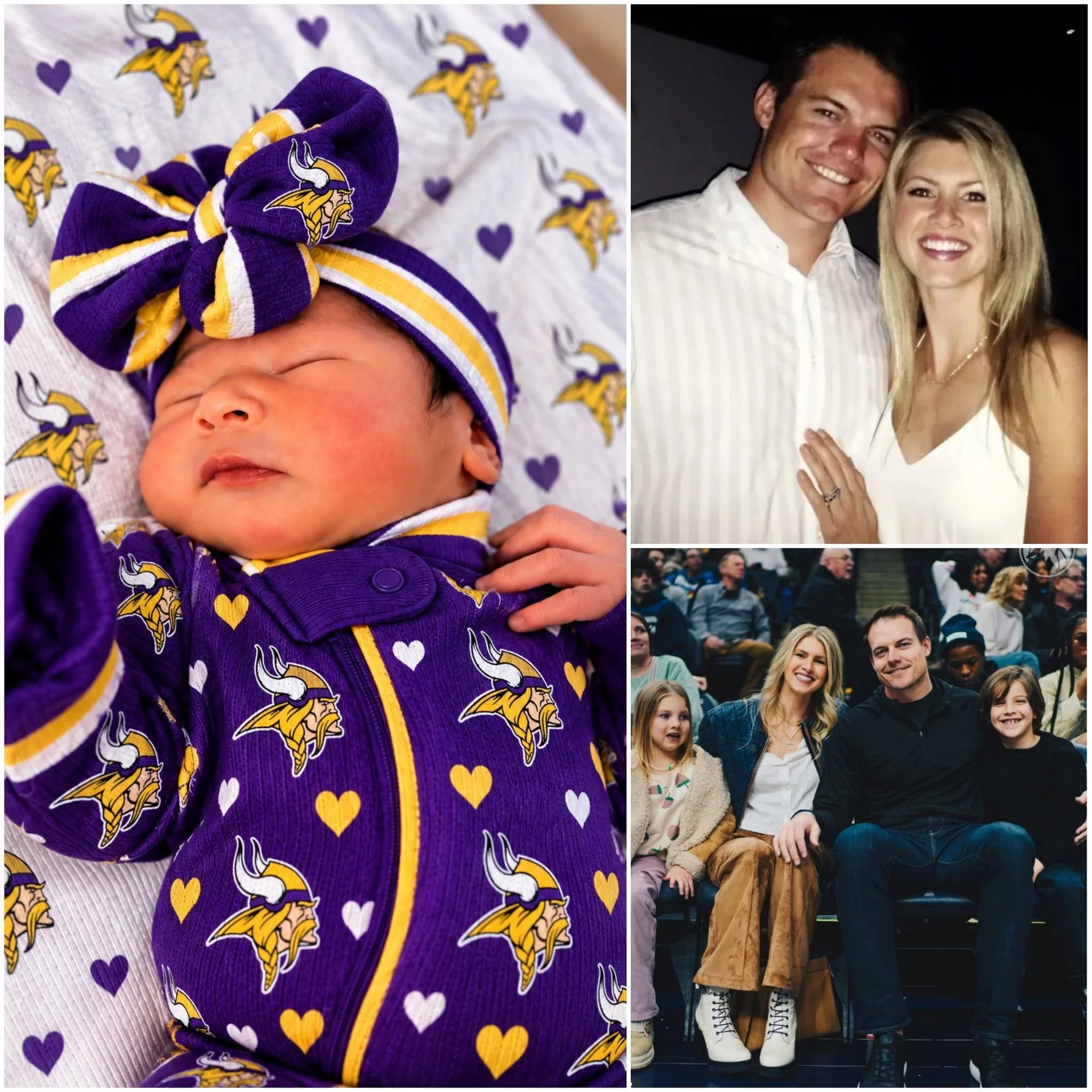 Cover Image for 🚨💜 HEARTWARMING FAMILY NEWS: MINNESOTA VIKINGS HEAD COACH KEVIN O’CONNELL AND HIS WIFE HAVE REPORTEDLY SHARED A BEAUTIFUL FAMILY ANNOUNCEMENT — AND FANS ARE EAGER TO LEARN THE STORY BEHIND THE BABY’S NAME! 🤍👶💜