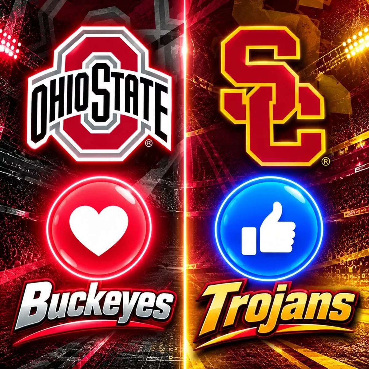Cover Image for π¨ π¦πππππ¨ππ π¨π£πππ§π: Ohio State Buckeyes vs. USC Trojans β TIME CHANGE NOTICE ππ₯