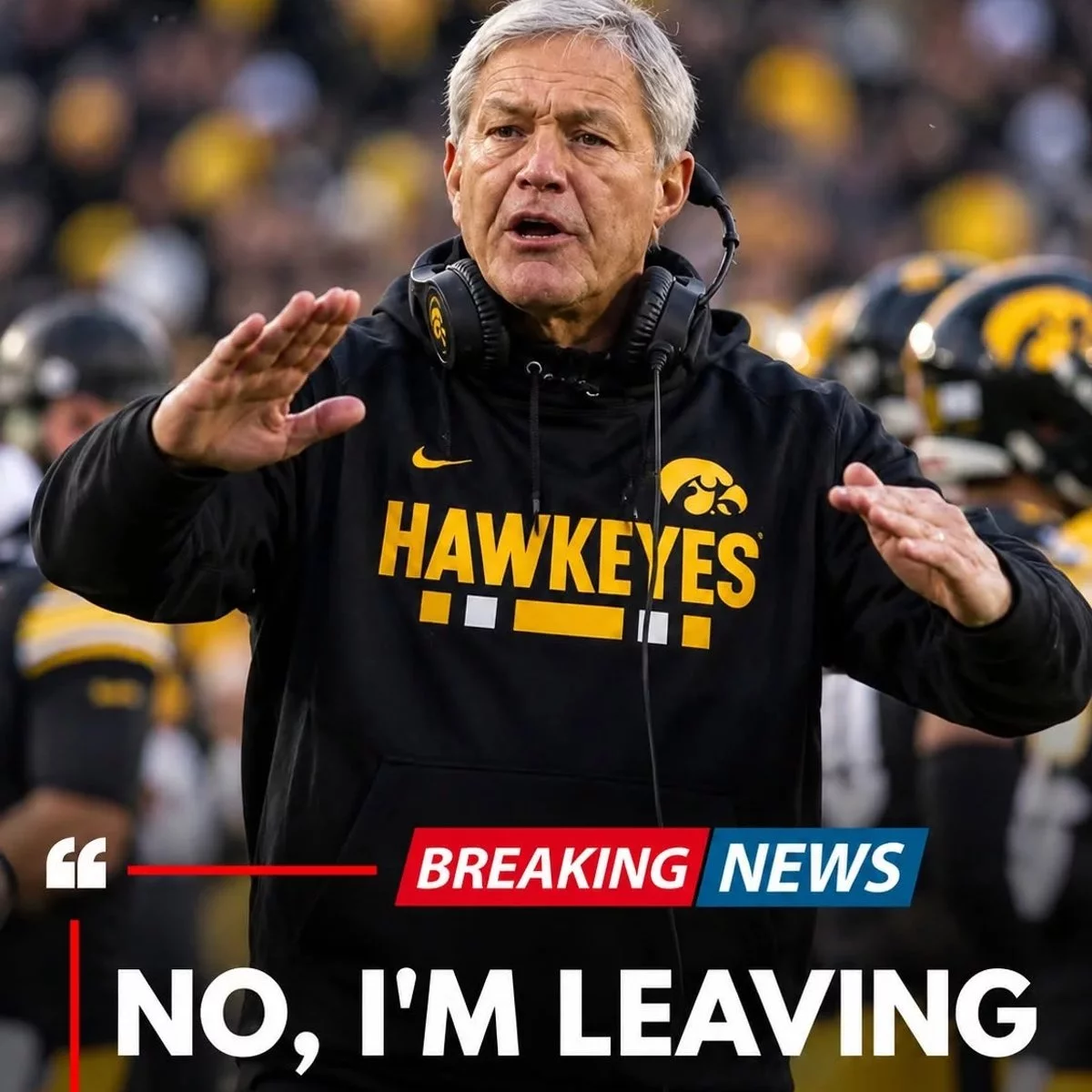 Cover Image for Kirk Ferentz Leaving Iowa? $60 Million Coaching Rumor Sends Shockwaves Through College Football
