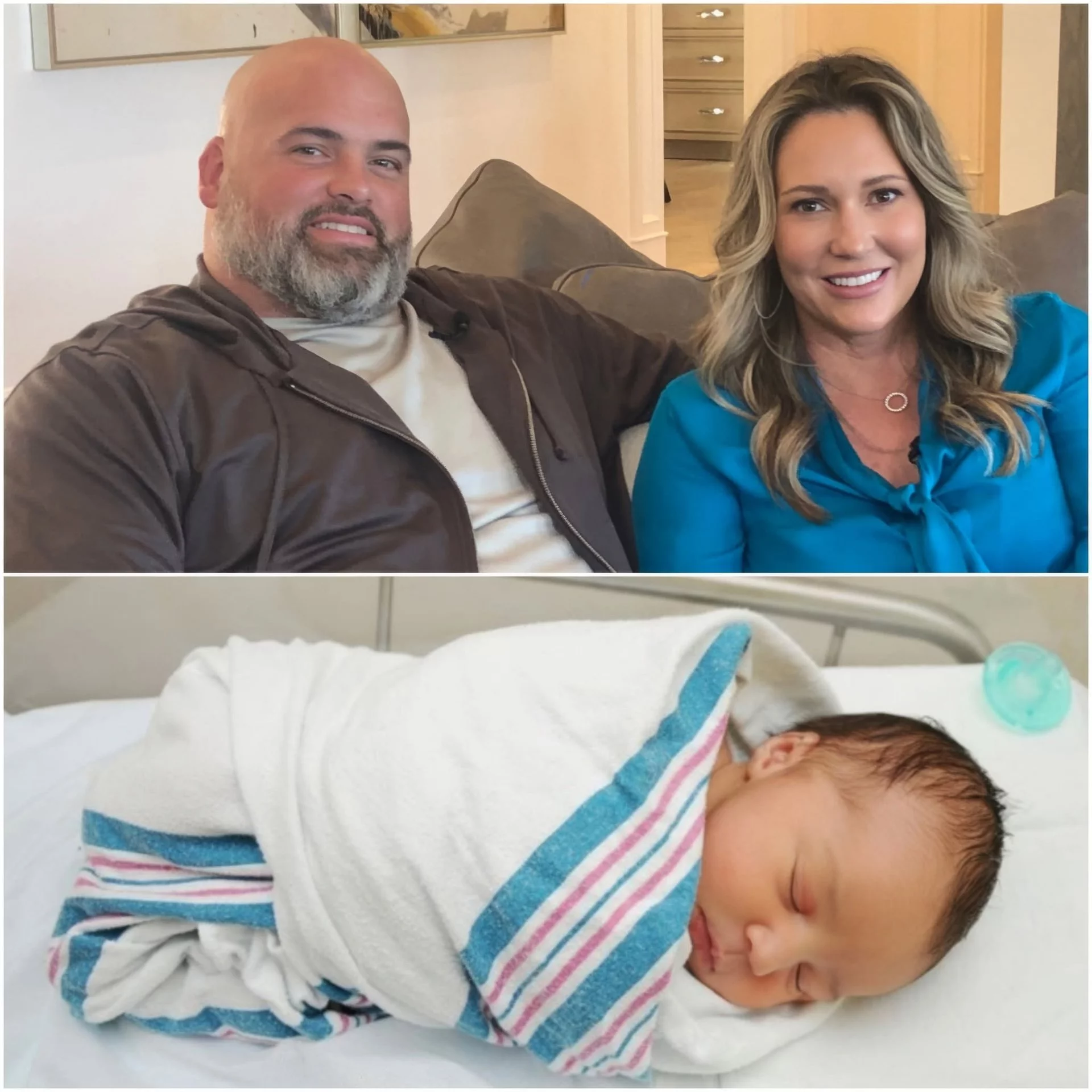 Cover Image for A Bayou Legend’s Greatest Blessing: LSU Icon Andrew Whitworth and Wife Melissa Melt Tiger Nation With Arrival