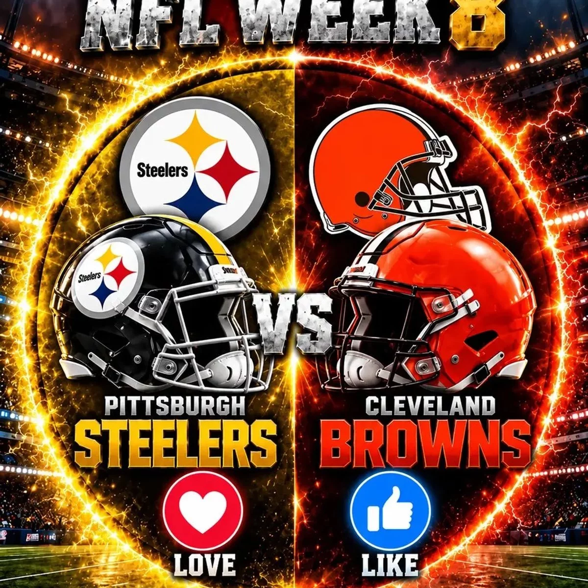 Cover Image for 🚨 BREAKING: Steelers Enter Browns Territory for a Fierce Week 8 Clash at Huntington Bank Field. From Kickoff Time and TV Coverage to Live Streaming and Weather, Here’s What Pittsburgh Fans Need Before the Rivalry Ignites.
