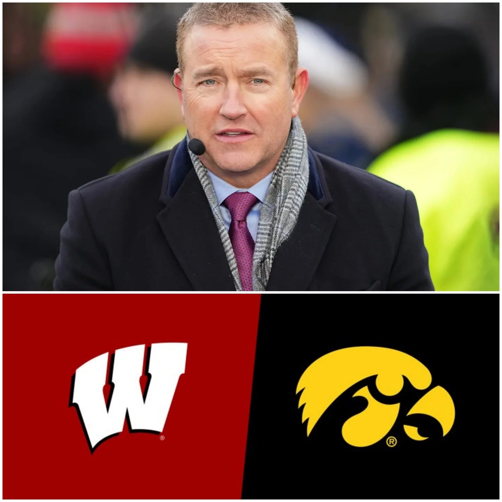 Cover Image for 🏈🔥 KIRK HERBSTREIT MAKES HIS CALL: Herbstreit Offers a Bold Breakdown of the Iowa Hawkeyes vs. Wisconsin Badgers and Delivers His Score Prediction Ahead of Saturday’s Highly Anticipated Big Ten Showdown on October 31