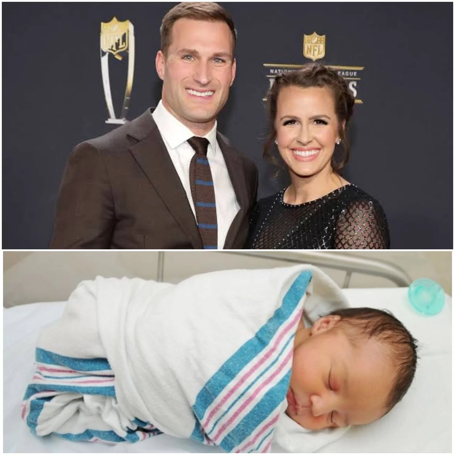 Cover Image for Kirk Cousins and Wife Julie Spark Heartwarming Emotions Across Vikings Nation — But the Story Behind Their Family’s Most Precious Names Is What Truly Touches Hearts! ❤️👶
