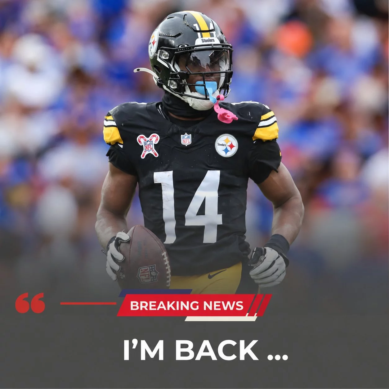 Cover Image for 🏈🔥 𝗛𝗘’𝗦 𝗕𝗔𝗖𝗞 𝗪𝗛𝗘𝗥𝗘 𝗛𝗘 𝗕𝗘𝗟𝗢𝗡𝗚𝗦: A former Pittsburgh Steelers football star has reportedly agreed to make a sensational return to Pittsburgh on a fast-tracked long-term deal — and the entire NFL world is shaking.