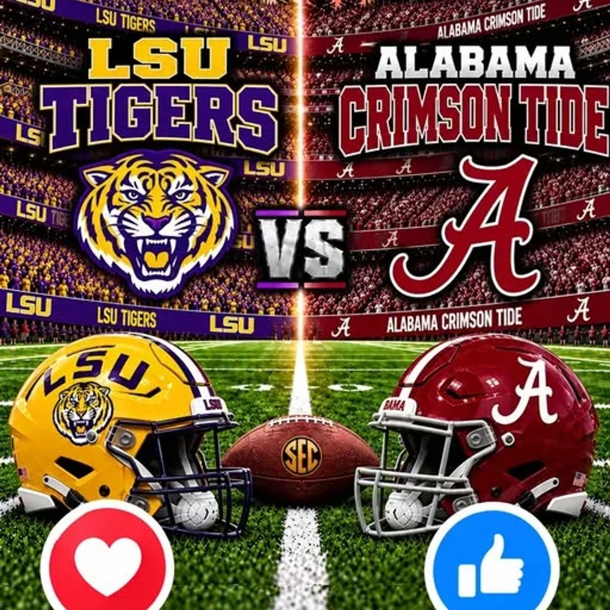Cover Image for 🏈 LSU Tigers vs. Alabama Crimson Tide: What Channel Is the Game On? Kickoff Time, TV Schedule, Live Streaming Guide and Complete SEC Rivalry Preview