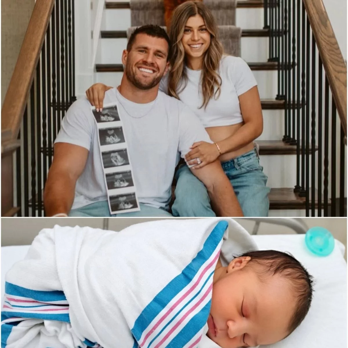 Cover Image for T.J. Watt and Wife Dani Welcome a Beautiful Baby Girl — And Her Meaningful Name Captures the Hearts of Steelers Nation