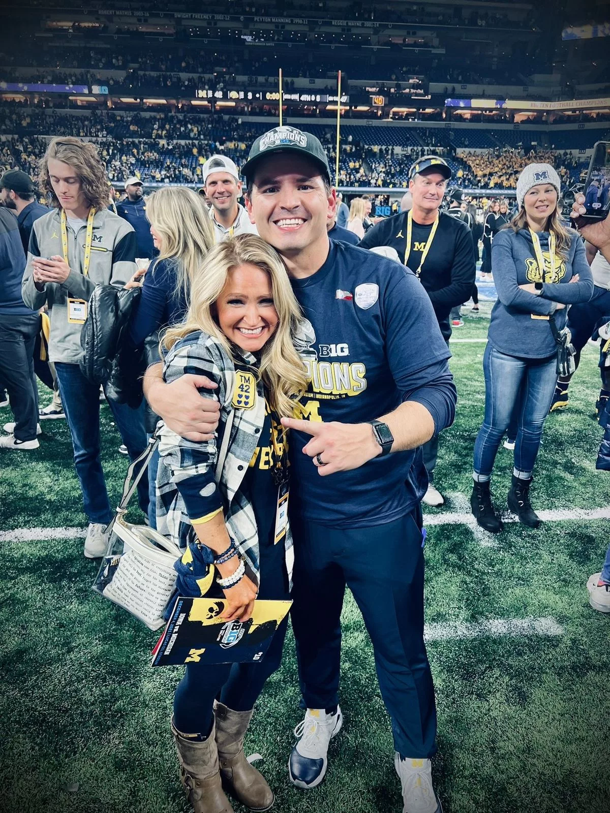Mike Macdonald's wife was cheerleader for three rival teams - The Mirror US