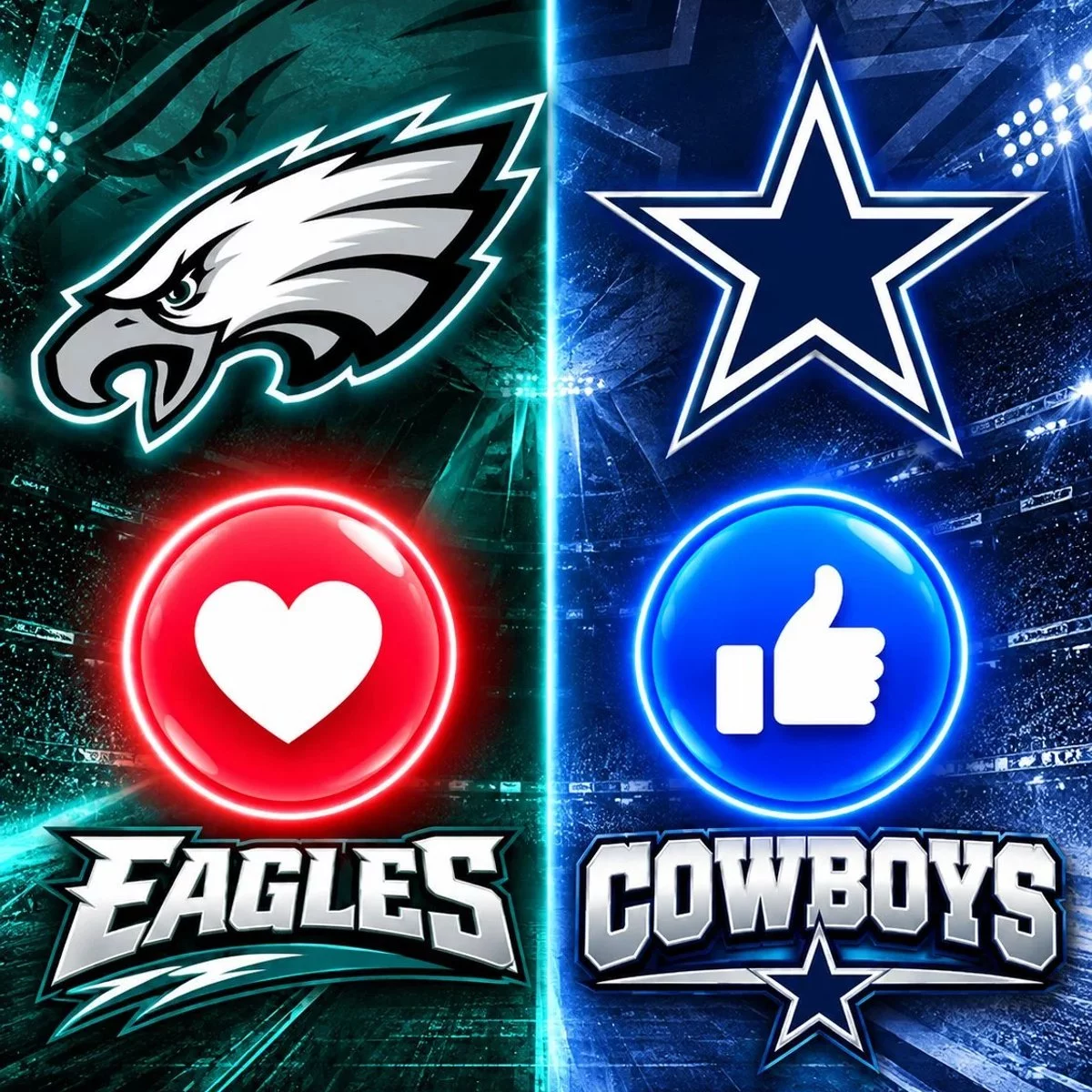 Cover Image for π¨ SCHEDULE UPDATE: Philadelphia Eagles vs. Dallas Cowboys β TIME CHANGE NOTICE ππ₯