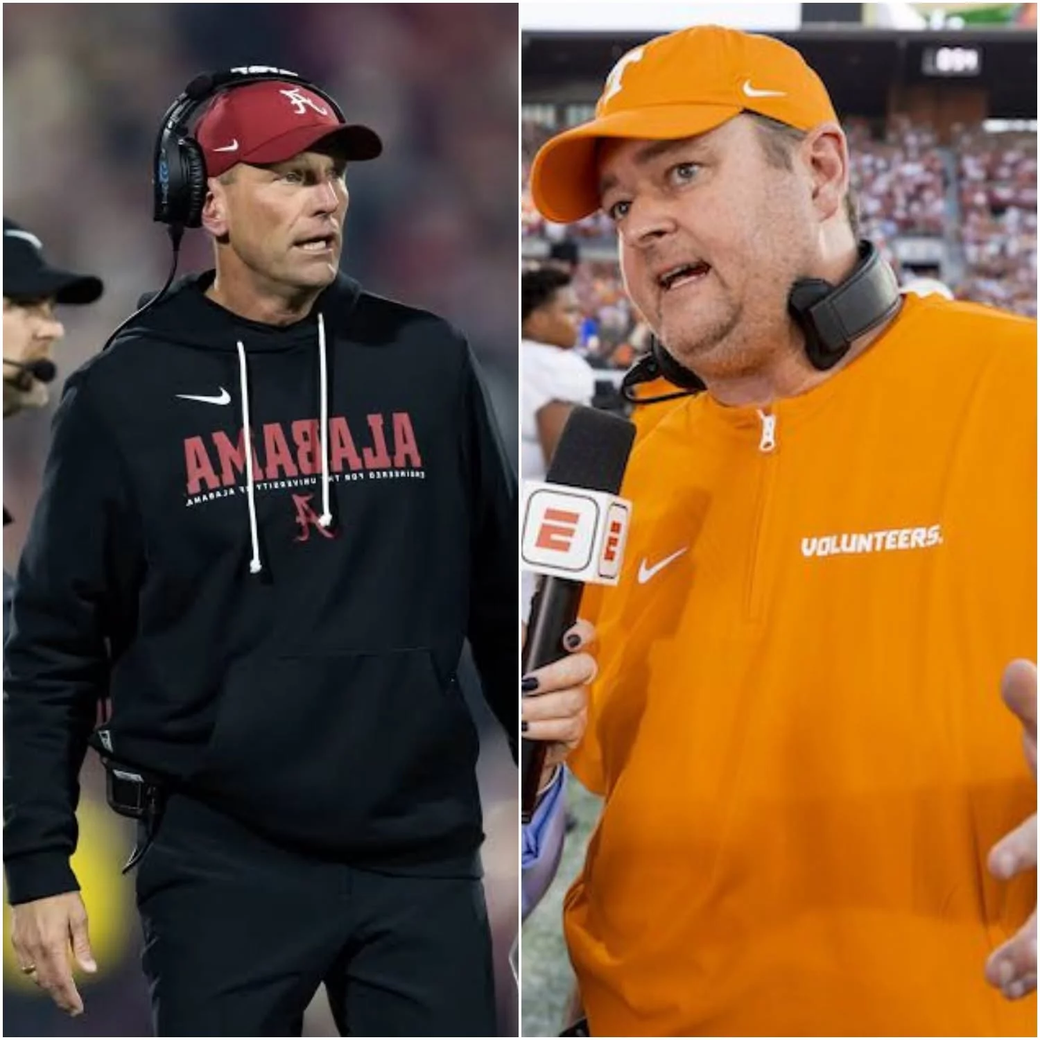 Cover Image for Fire and Ice: Kalen DeBoer’s Scorching NIL Tirade After Alabama’s Loss to Tennessee—And Josh Heupel’s Masterclass Counterpunch