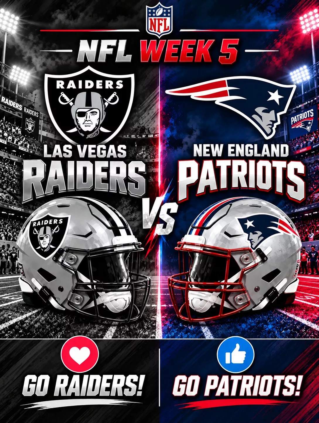 Cover Image for 🚨 GAME TIME MOVED: Las Vegas Raiders vs. New England Patriots Rescheduled — Important Info Below DON’T FORGET — GET THE UPDATED SCHEDULE IN THE COMMENTS! 👇👇👇