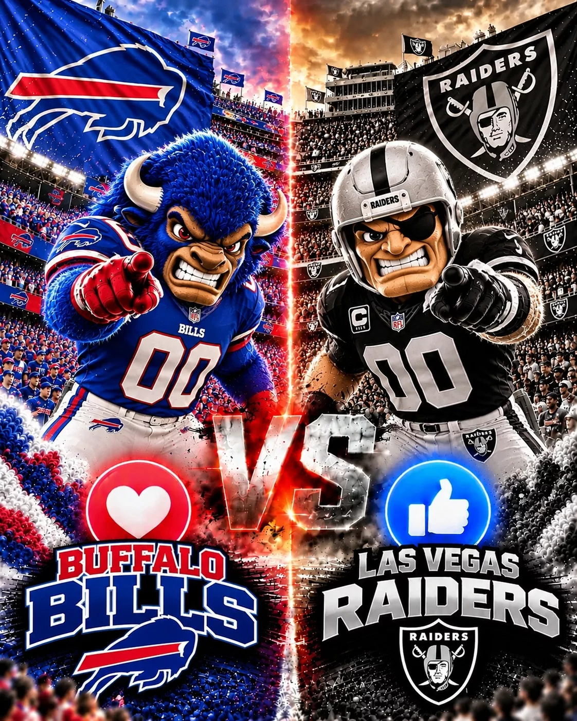 Cover Image for 🚨 GAME DELAYED: NFL Game of the Buffalo Bills vs. Las Vegas Raiders Rescheduled — Important Information Below! The upcoming NFL game between the Buffalo Bills and Las Vegas Raiders has reportedly been rescheduled due to adjustments to the national broadcast schedule. Everything you need to know so you don’t miss one of the biggest NFL showdowns of Week 6…