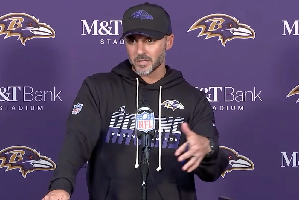 Cover Image for BREAKING: Jesse Minter’s Emotional Postgame Gesture to Ravens Players After Heartbreaking 13–10 Loss to Browns Goes Viral (VIDEO)
