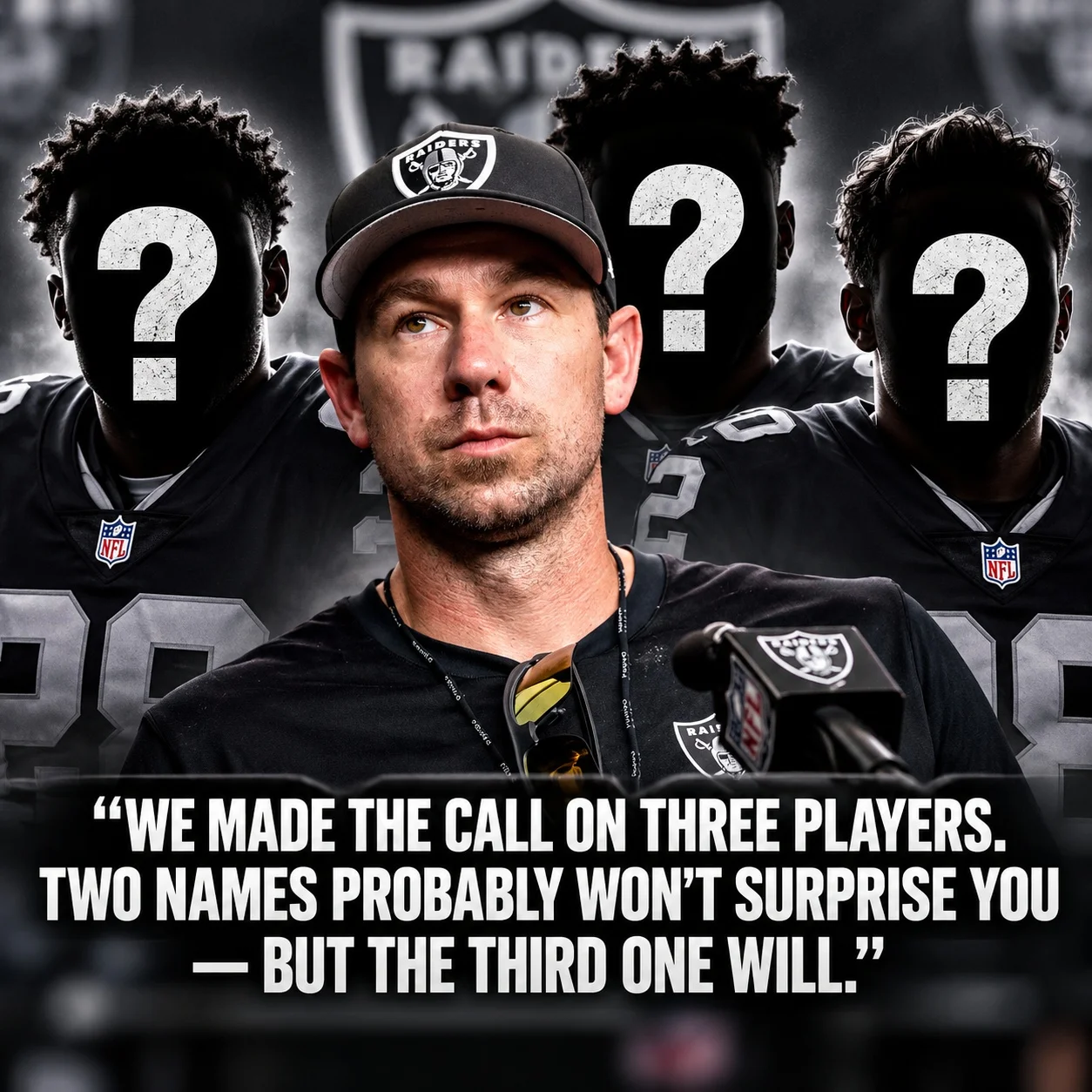 Cover Image for 🚨 BREAKING: Raiders Make Major Roster Shake-Up, Part Ways With Three Players in Moves That Could Free Up Nearly $30 Million