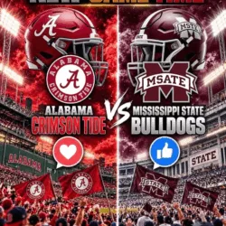 🚨 “CANCEL YOUR PLANS!” — COLLEGE FOOTBALL DROPS A MASSIVE SCHEDULE UPDATE: ALABAMA CRIMSON TIDE VS. MISSISSIPPI STATE BULLDOGS SHOWDOWN IS SET TO SHAKE THE SEC!