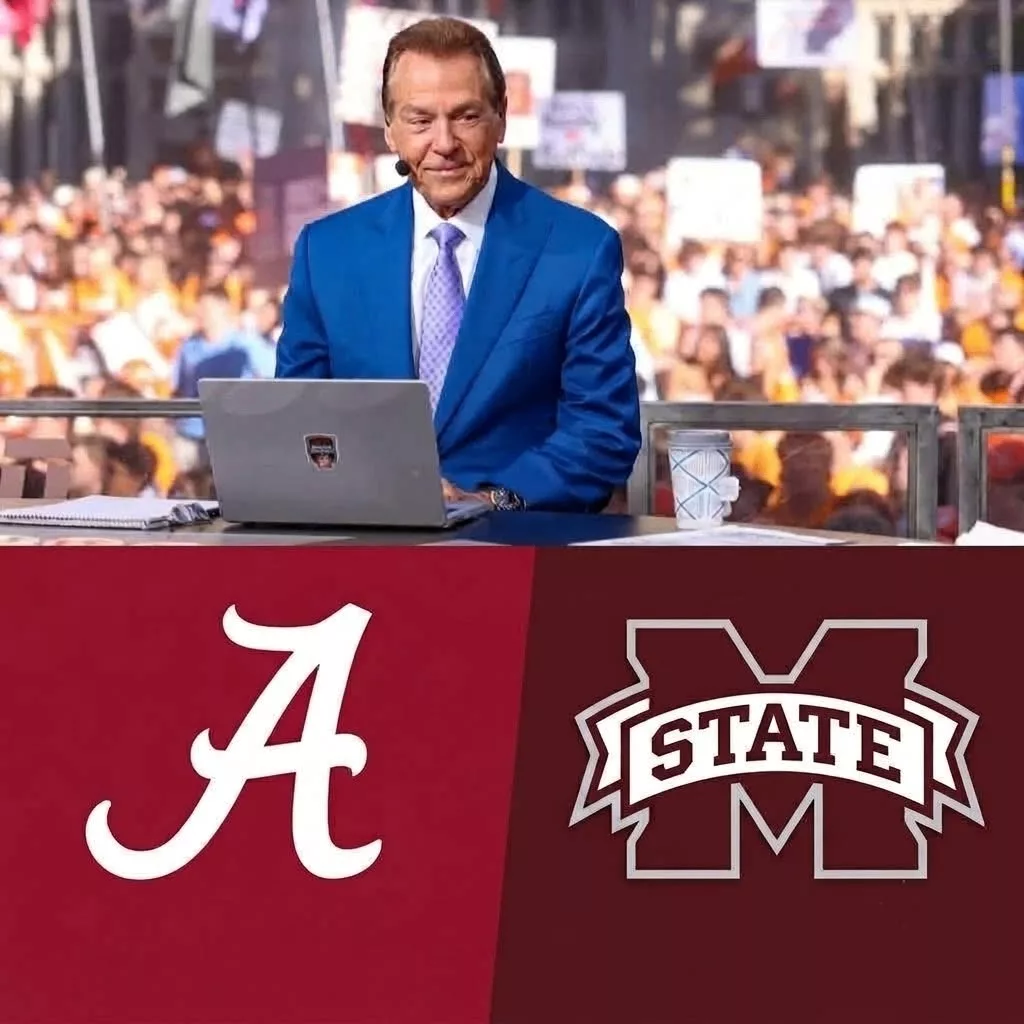 Cover Image for Nick Saban offered a bold analysis and score prediction ahead of the Alabama Crimson Tide vs. Mississippi State Bulldogs game…