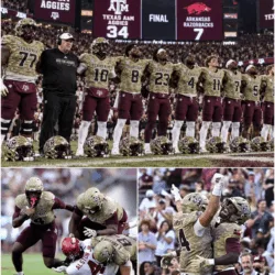 No one expected it — but the postgame National Anthem performed by the entire Texas A&M Aggies team brought the stadium to tears.