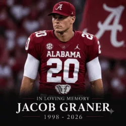 💔 We are heartbroken to hear of the passing of a beloved member of the Alabama Crimson Tide community at just 28 years old.