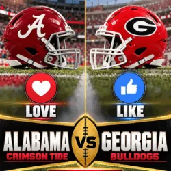 🚨 LATEST NEWS: MARK YOUR CALENDAR! — WEEK 6 — The Alabama Crimson Tide vs. Georgia Bulldogs matchup has officially been moved to Friday night!