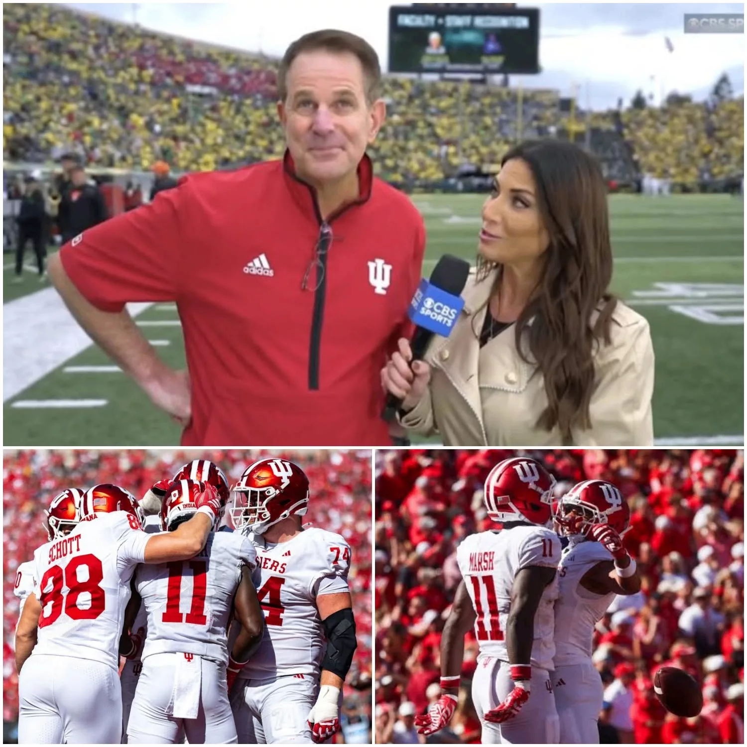 Cover Image for 🚨 BREAKING NEWS: After a hard-fought 20–17 victory over Nebraska, silencing every criticism, Indiana Hoosiers head coach Curt Cignetti delivered an emotional postgame message — a 17-word tribute to Indiana fans, the ones who never stopped believing even when the pressure was at its highest.