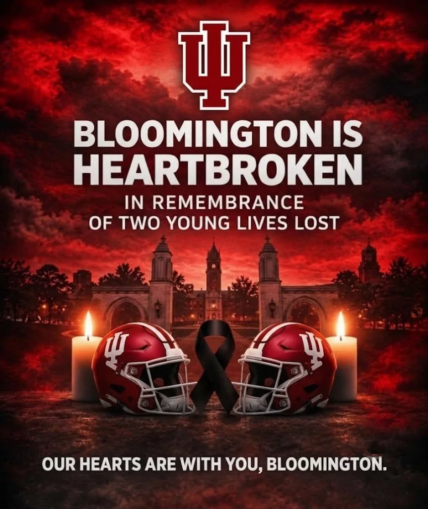 Cover Image for Indiana Hoosiers Nation Mourns Two Young Lives Lost as the Community Comes Together in Heartbreak