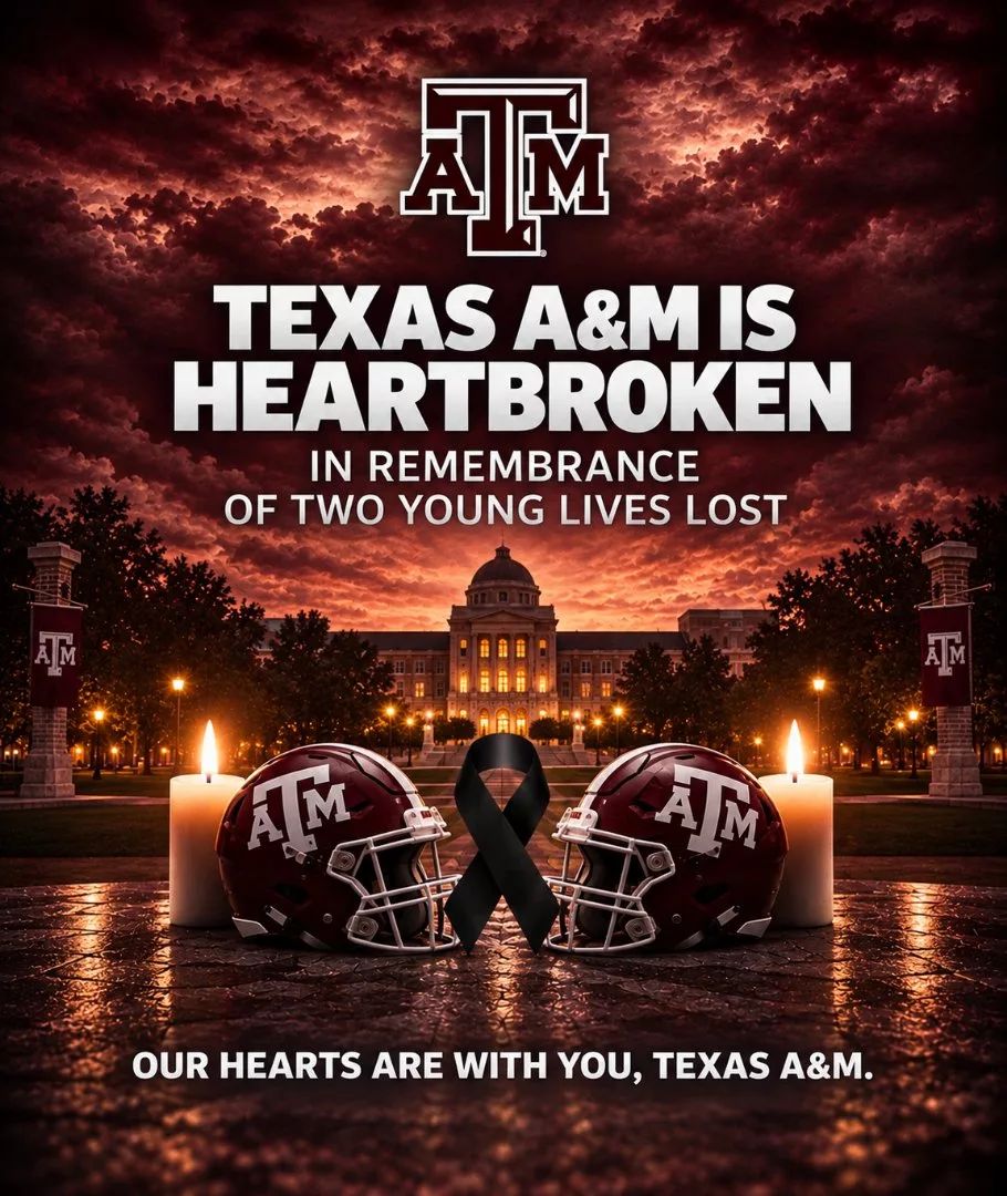 Cover Image for Two Young Lives Gone Too Soon: Texas A&M Aggie Nation Remembers Clayton Adams and Dylan Bentley in a Heartbreaking Tribute to Love, Loss, and Unity