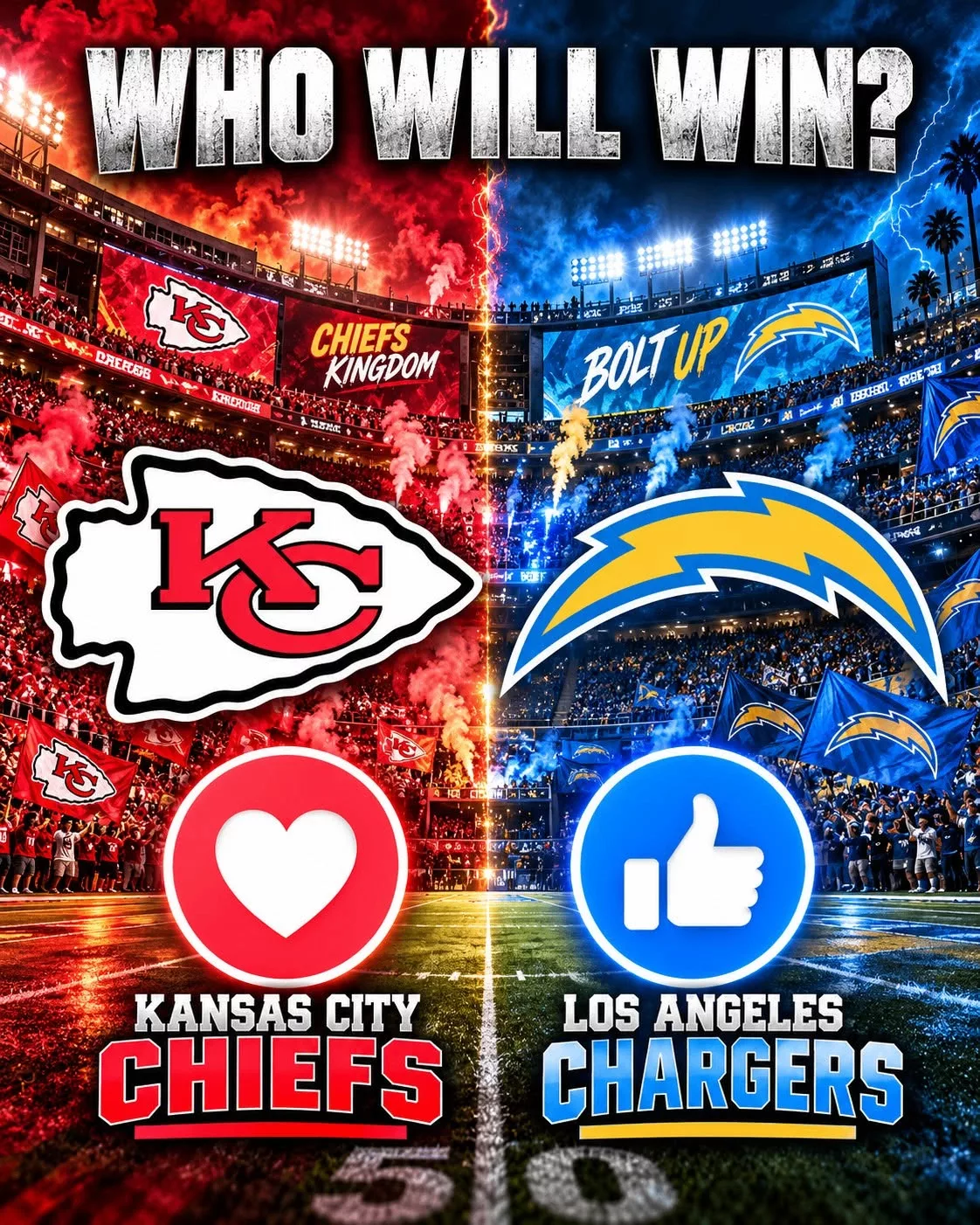 Cover Image for : The game between the Kansas City Chiefs and Los Angeles Chargers has officially been postponed due to several issues arising from severe weather and heavy rain affecting the Kansas City area — the kickoff time has now been changed
