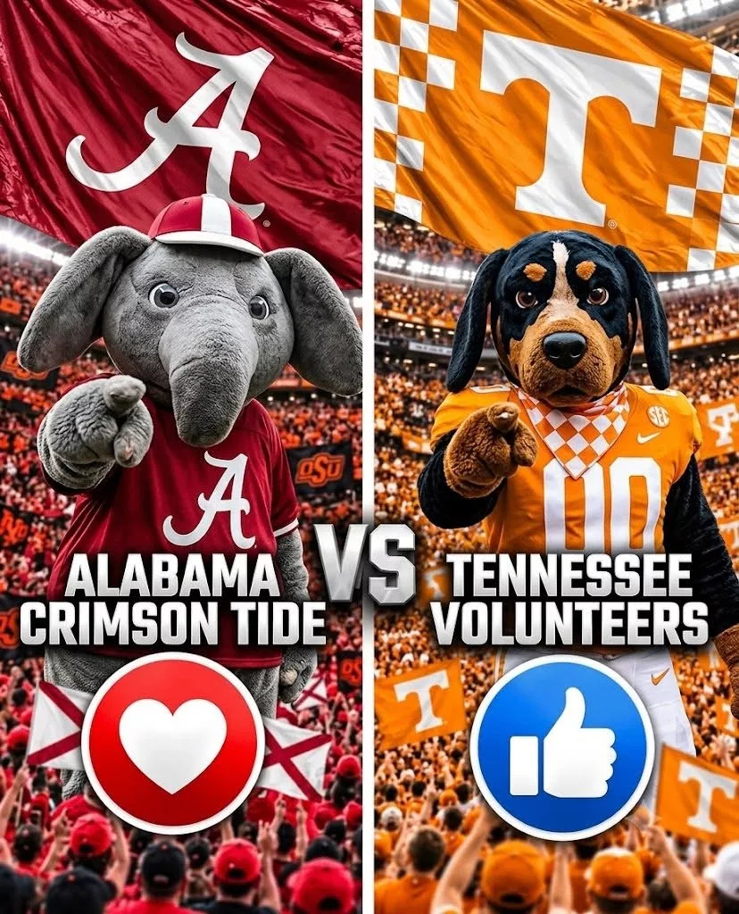 Cover Image for GAME DELAYED: NCAA Football Game Between the Alabama Crimson Tide and Tennessee Volunteers Rescheduled β Important Information Below