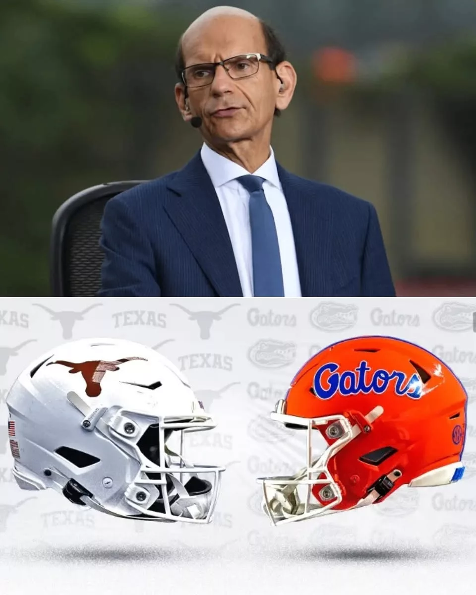 Cover Image for In contrast to Nick Saban, ESPN’s Paul Finebaum has offered a bold analysis and score prediction ahead of the Texas Longhorns vs. Florida Gators game…