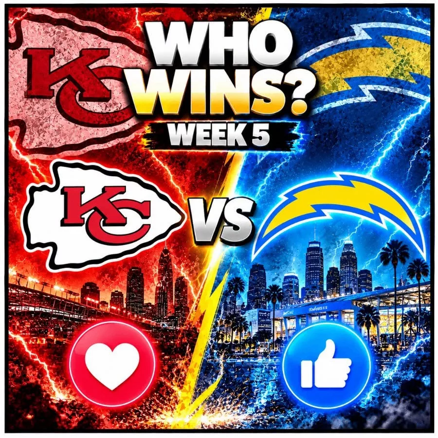 Cover Image for 🚨 GAME TIME UPDATE 🚨: The game between the Kansas City Chiefs and Los Angeles Chargers has officially been postponed due to several issues arising from severe weather and heavy rain affecting the Kansas City area — the kickoff time has now been changed