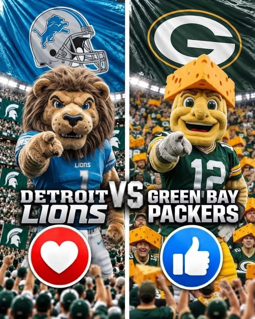 Cover Image for GAME DELAYED: NFL Game of the Detroit Lions vs. Green Bay Packers Rescheduled — Important Information Below