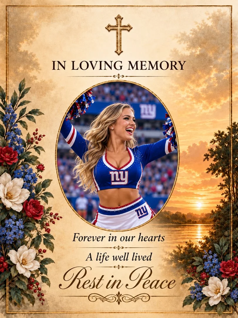 Cover Image for 💔 TRAGIC LOSS: A Longtime New York Giants Cheerleader Who Supported Giants Fans for Many Years Has Lost Her Life at Age 27 After a Heartbreaking Family Dispute, Leaving Behind a 3-Year-Old Child