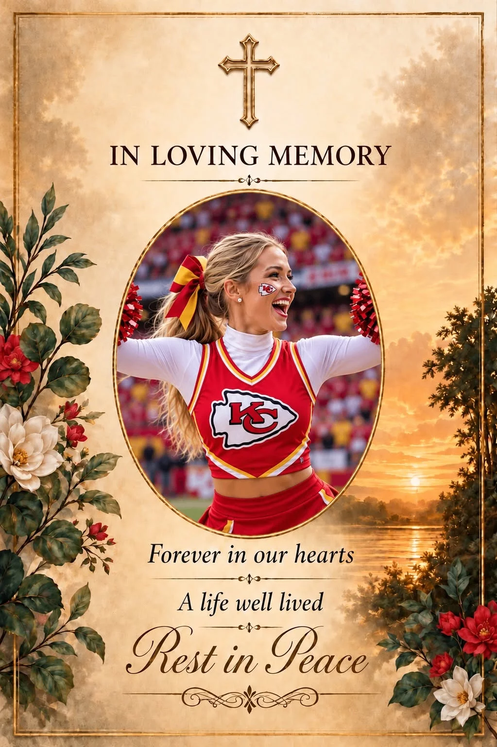Cover Image for TRAGIC LOSS: A longtime Kansas City Chiefs supporter who served Kansas City Chiefs fans for many years has lost her life at age 27 after a heartbreaking family dispute, leaving behind a 3-year-old child.