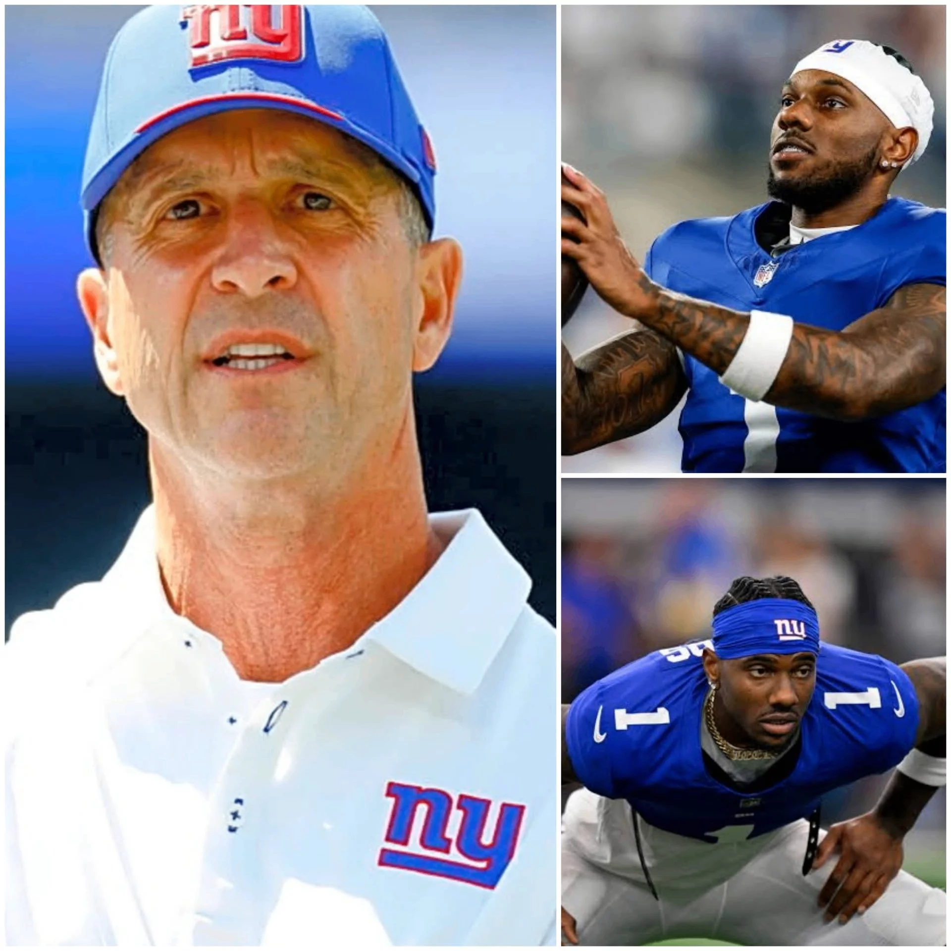 Cover Image for No more secrets: New York Giants head coach John Harbaugh and star wide receiver Malik Nabers are at the center of a major announcement following an emergency team meeting — with fans awaiting details of what comes next…