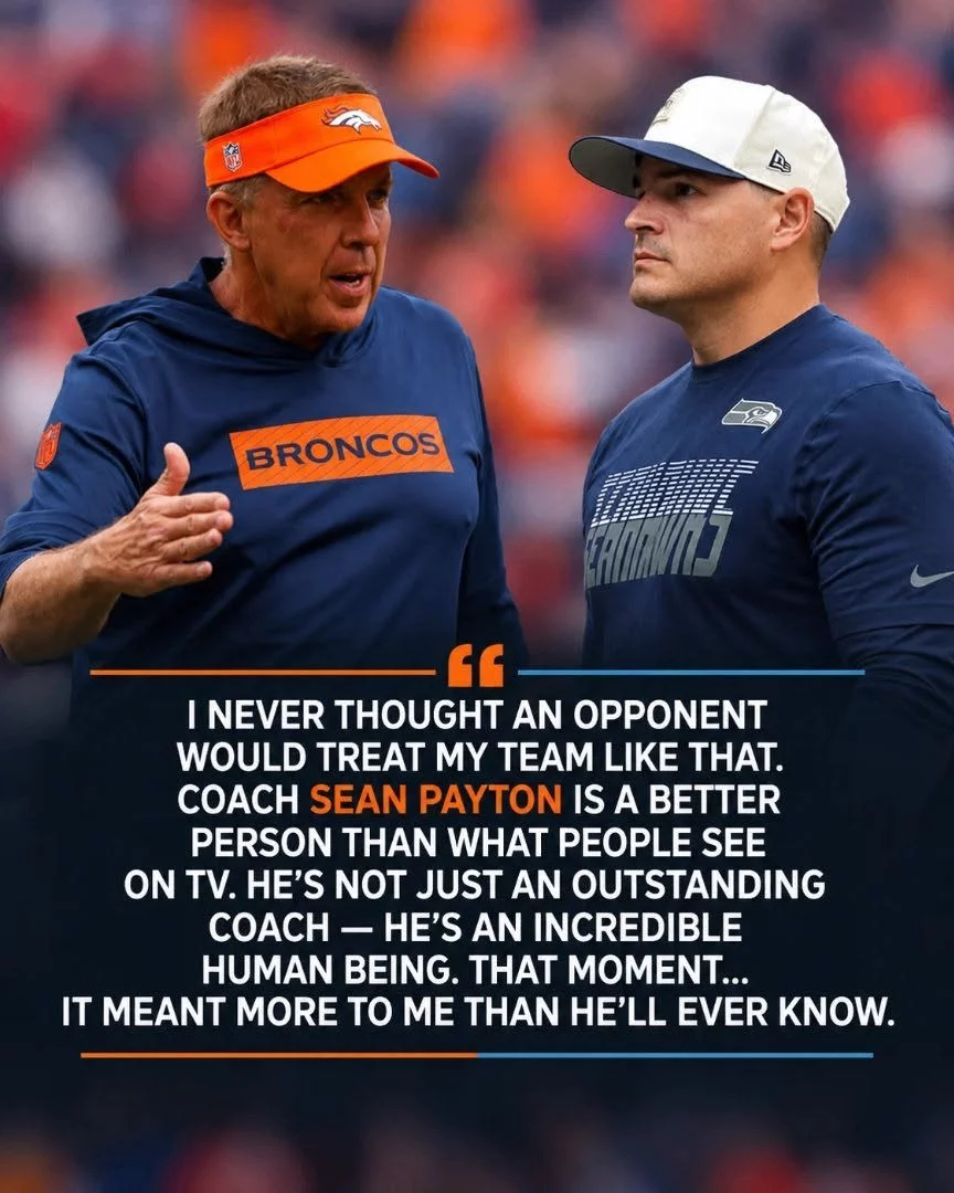 Cover Image for 🔥 POSTGAME DRAMA: As the Denver Broncos celebrated their hard-fought 17–14 victory over the Seattle Seahawks, an unexpected moment between head coaches Sean Payton and Mike Macdonald after the game appeared to capture everyone’s attention.