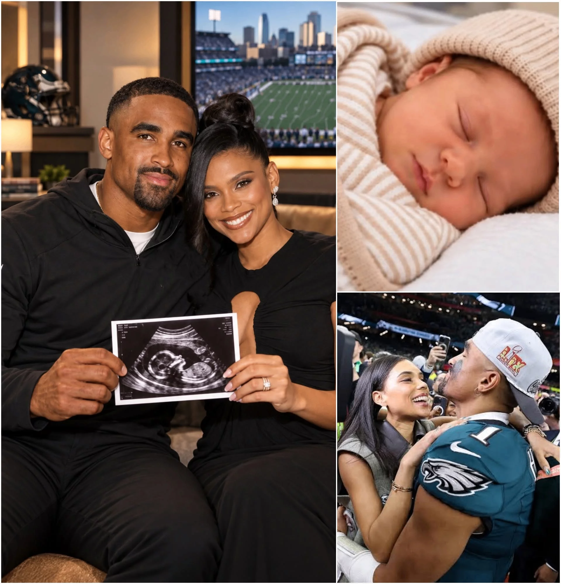 Cover Image for Former Alabama Crimson Tide superstar quarterback Jalen Hurts and his wife, Bryonna “Bry” Burrows, have sent the college football world into a frenzy with a heartwarming announcement — they have welcomed a new member into their family! But what truly had Crimson Tide fans buzzing wasn’t just the happy news — it was the baby’s name!