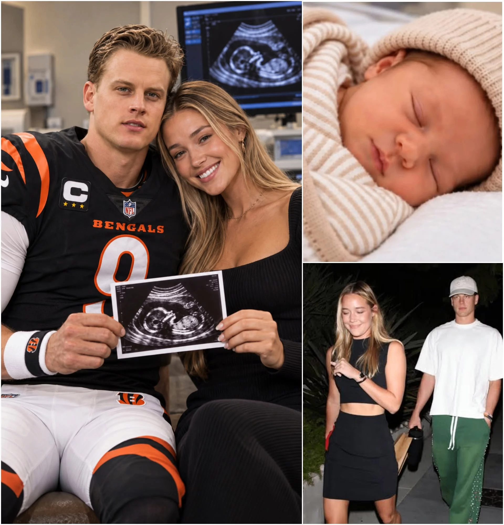 Cover Image for Cincinnati Bengals Superstar Joe Burrow and His Girlfriend, Olivia Ponton, Welcome a New Member Into Their Family — But the Baby’s Beautiful Name Is What Has Everyone Talking! ❤️👶🧡🖤