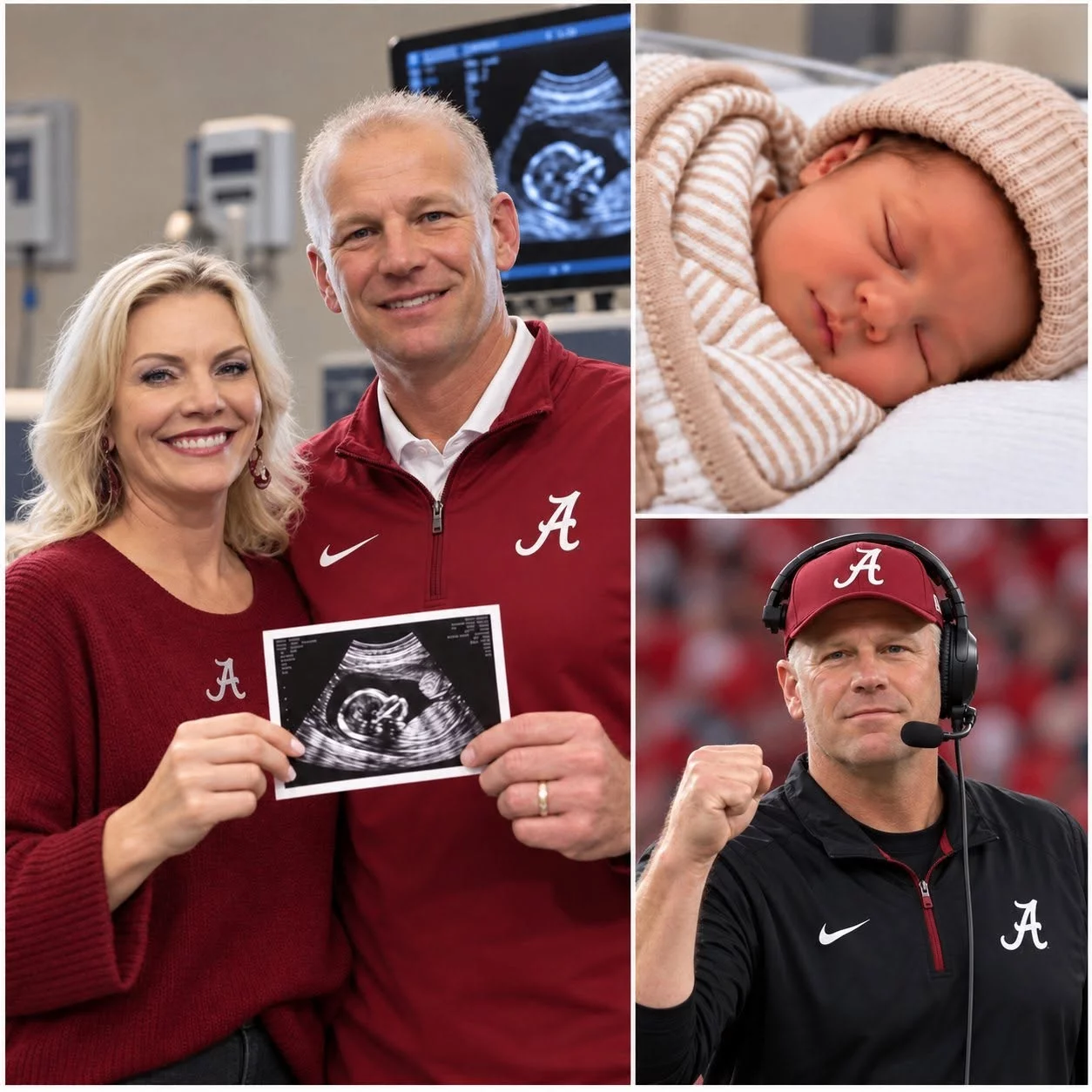 Cover Image for Alabama Crimson Tide head football coach Kalen DeBoer and his wife, Nicole DeBoer, are at the center of a heartwarming story that has sent the college football world into a frenzy — a new member has joined their family! But what truly has Crimson Tide fans buzzing isn’t just the happy news — it’s the baby’s name!